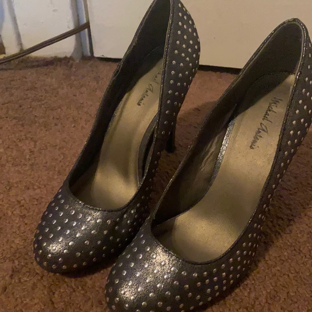 Silver heels